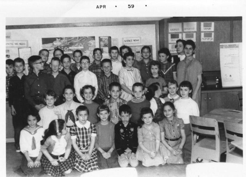 Rosemont art classroom-- 1959