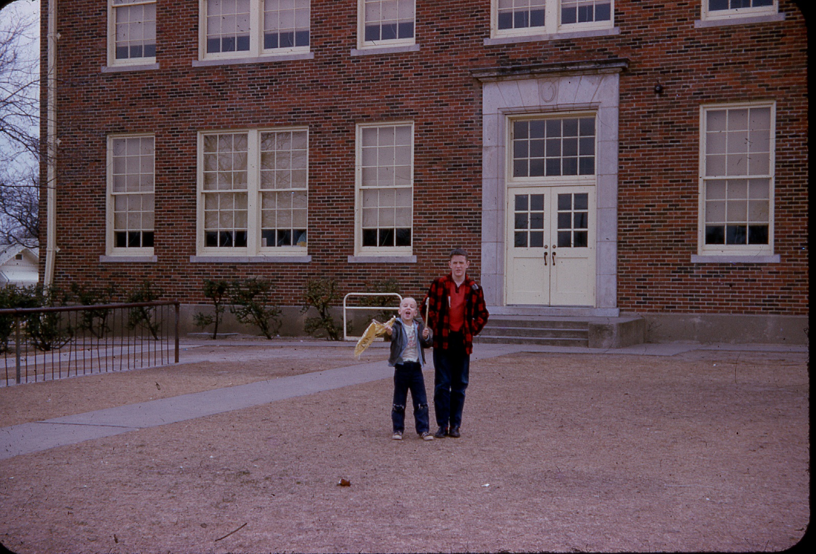 North entry door of Rosemont in 1964